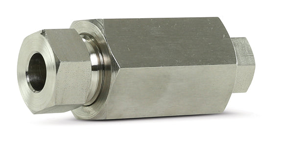 Straight Reducer Coupling, 1/4-in. Female to 3/8-in. Female