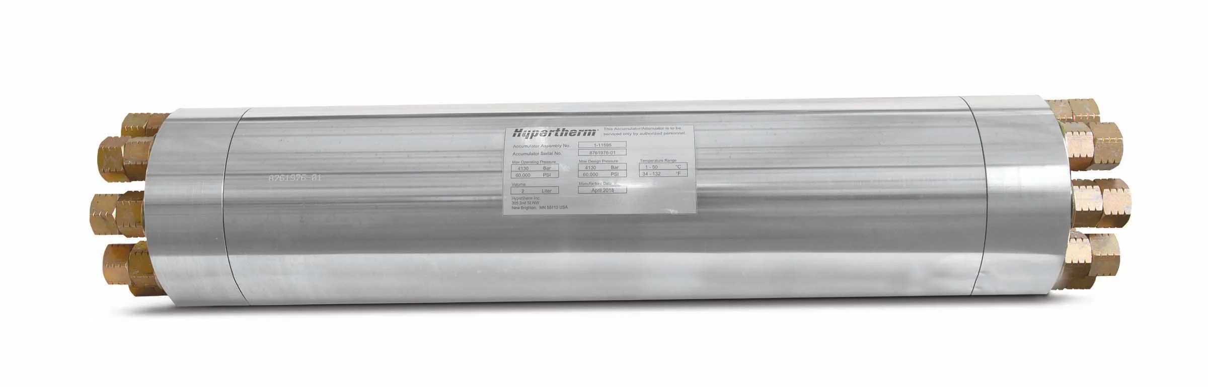 AccuStream for Flow Attenuator Assembly, 2-liter Installation drawing available on request