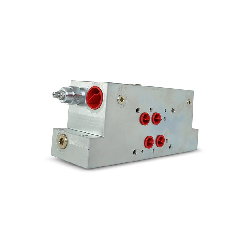 AccuStream for Flow Hydraulic Manifold, Side-mount Includes relief valve