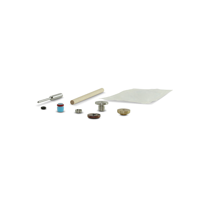 AccuStream for KMT Complete On/off Valve Repair Kit Includes valve seat, valve seal, valve stem, brass backup ring, stainless steel backup ring