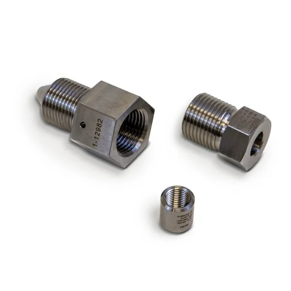 DynaMAX Adapter, high-pressure, 3/8 inch male X 3/8 inch female