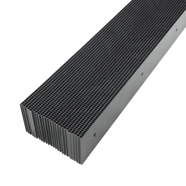 Black Bolted Waterjet Brick 48 in.