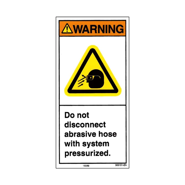 Warning Label Do Not Disconnect