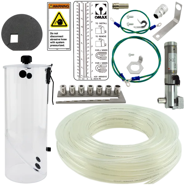 Acrylic Abrasive Hopper Upgrade Kit